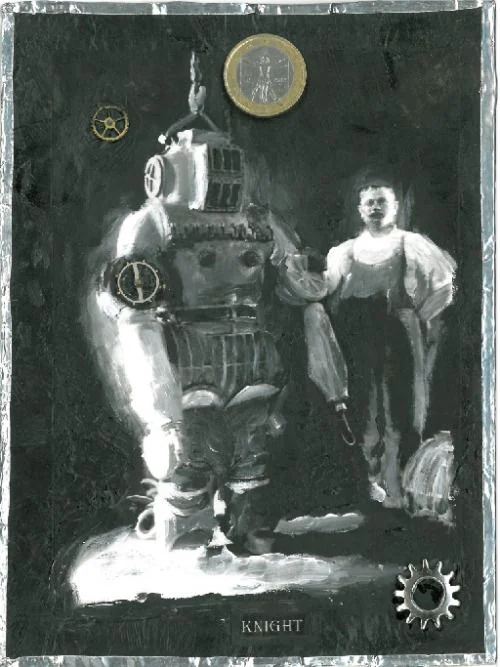 Recovered card 25 card from the Esmeralda's Silent Tarot deck