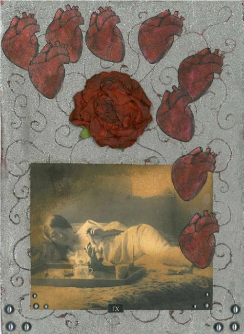 Recovered card 41 card from the Esmeralda's Silent Tarot deck