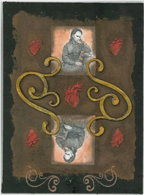 Recovered card 52 card from the Esmeralda's Silent Tarot deck