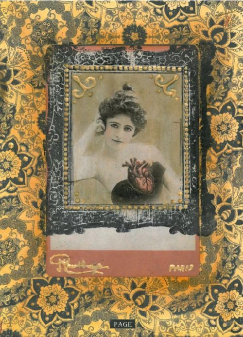 Recovered card 53 card from the Esmeralda's Silent Tarot deck