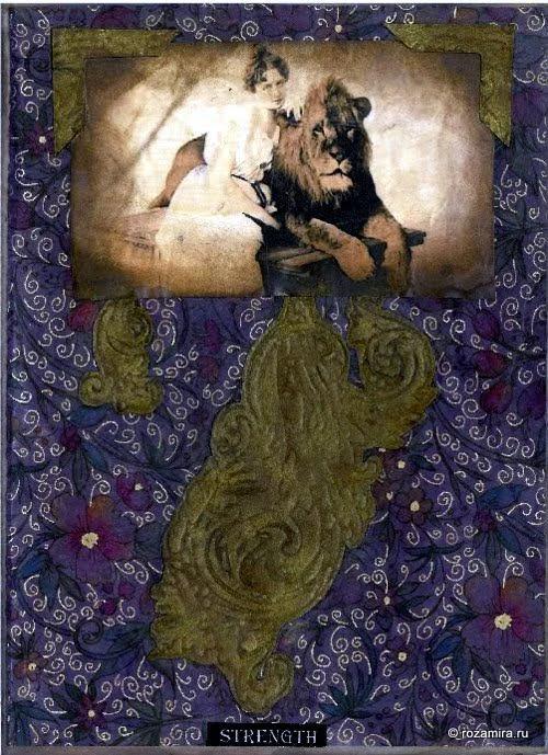 Recovered card 56 card from the Esmeralda's Silent Tarot deck