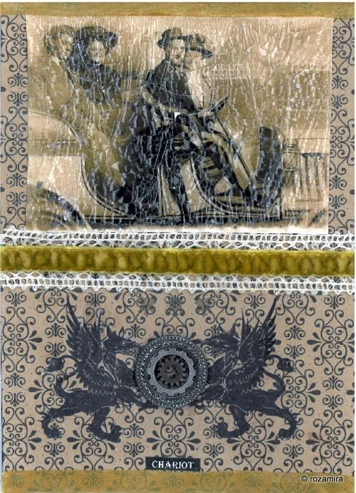Recovered card 59 card from the Esmeralda's Silent Tarot deck