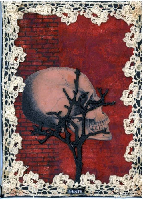 Recovered card 64 card from the Esmeralda's Silent Tarot deck