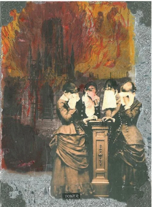 Recovered card 66 card from the Esmeralda's Silent Tarot deck