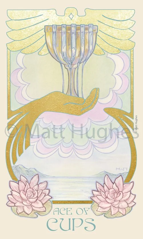 Ethereal Visions Tarot card 01 card from the Ethereal Visions Tarot deck