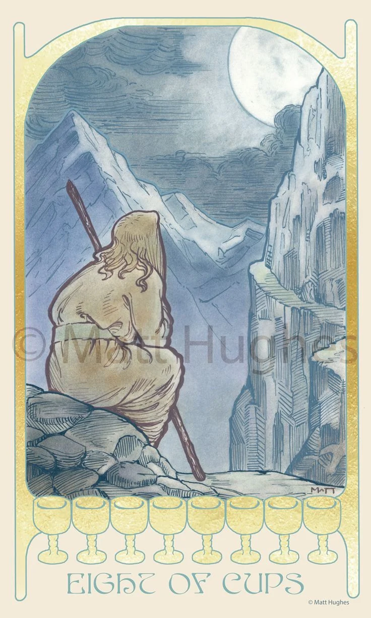 Ethereal Visions Tarot card 05 card from the Ethereal Visions Tarot deck