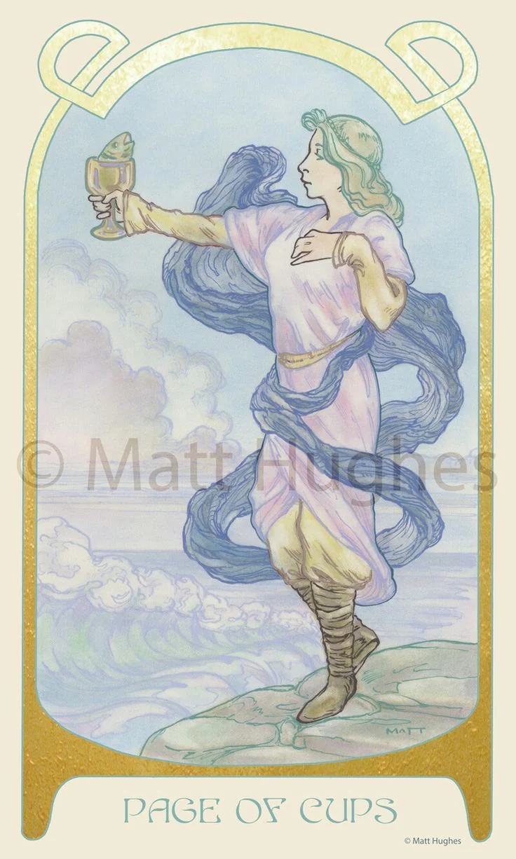 Ethereal Visions Tarot card 08 card from the Ethereal Visions Tarot deck
