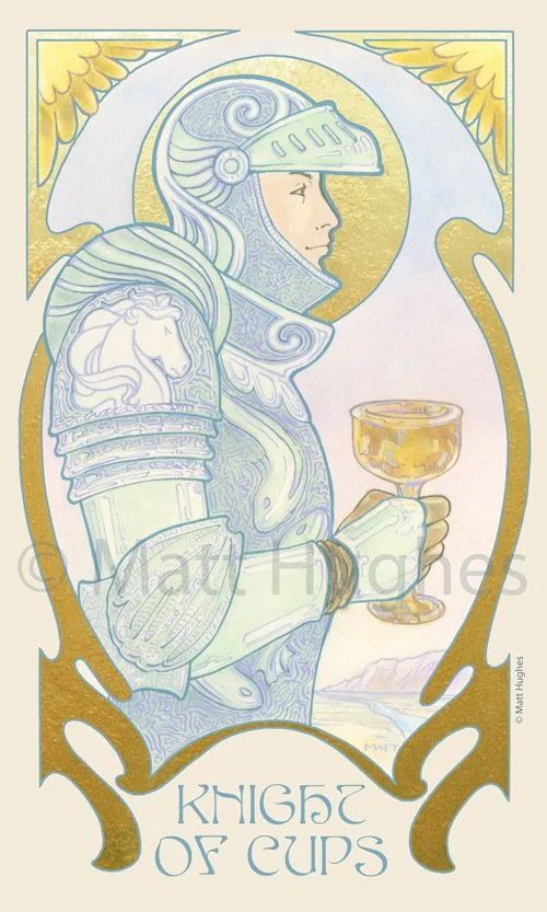 Ethereal Visions Tarot card 12 card from the Ethereal Visions Tarot deck