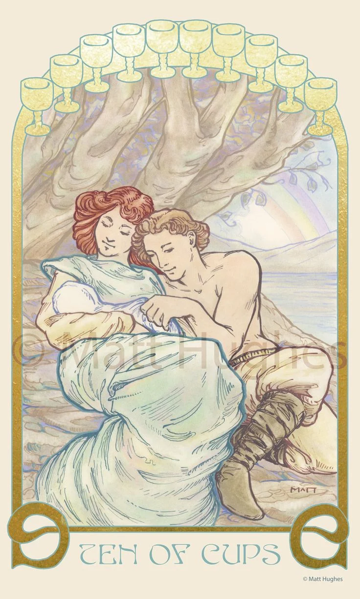 Ethereal Visions Tarot card 13 card from the Ethereal Visions Tarot deck