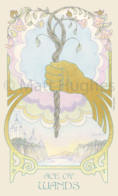 Ethereal Visions Tarot card 15 card from the Ethereal Visions Tarot deck