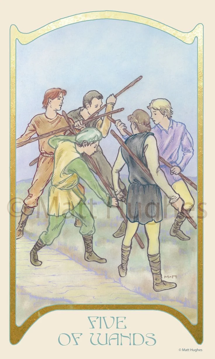 Ethereal Visions Tarot card 18 card from the Ethereal Visions Tarot deck