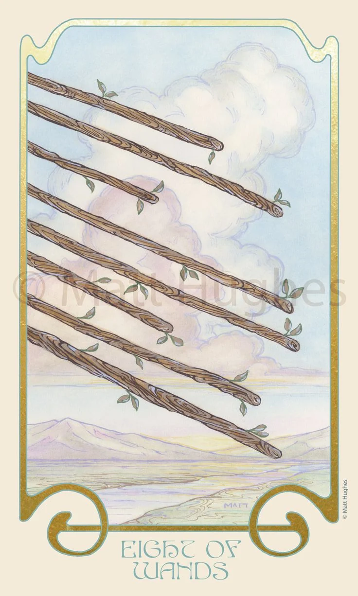 Ethereal Visions Tarot card 23 card from the Ethereal Visions Tarot deck