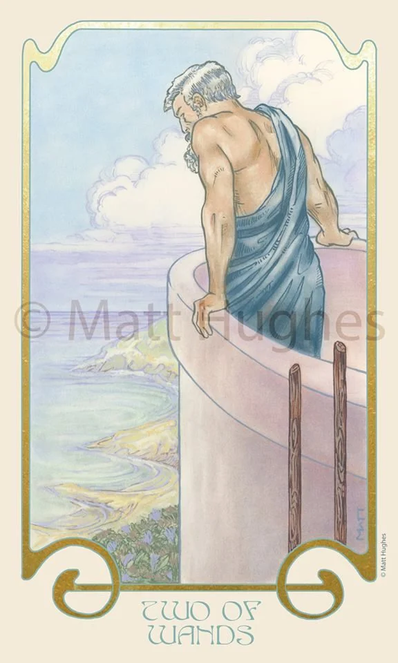 Ethereal Visions Tarot card 28 card from the Ethereal Visions Tarot deck