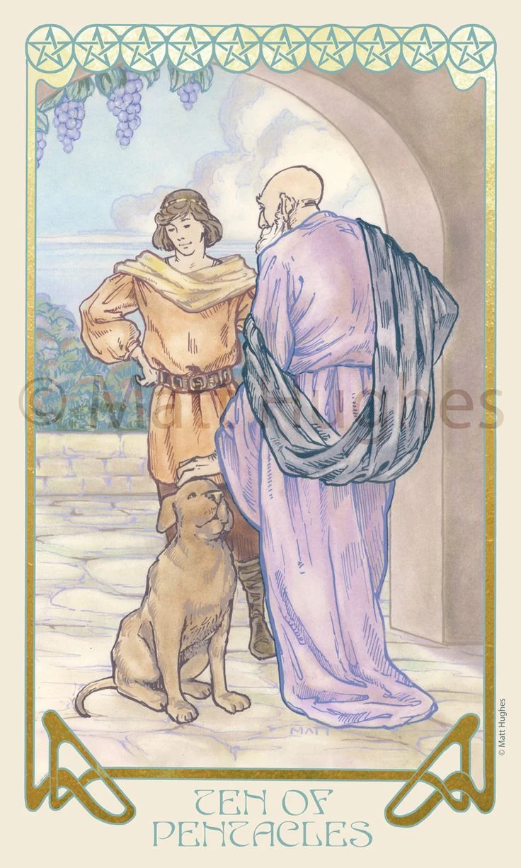 Ethereal Visions Tarot card 32 card from the Ethereal Visions Tarot deck