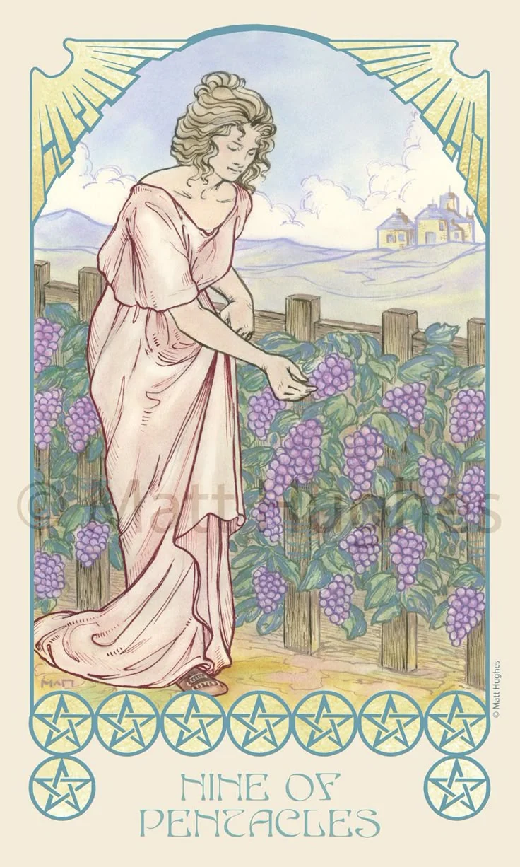 Ethereal Visions Tarot card 40 card from the Ethereal Visions Tarot deck