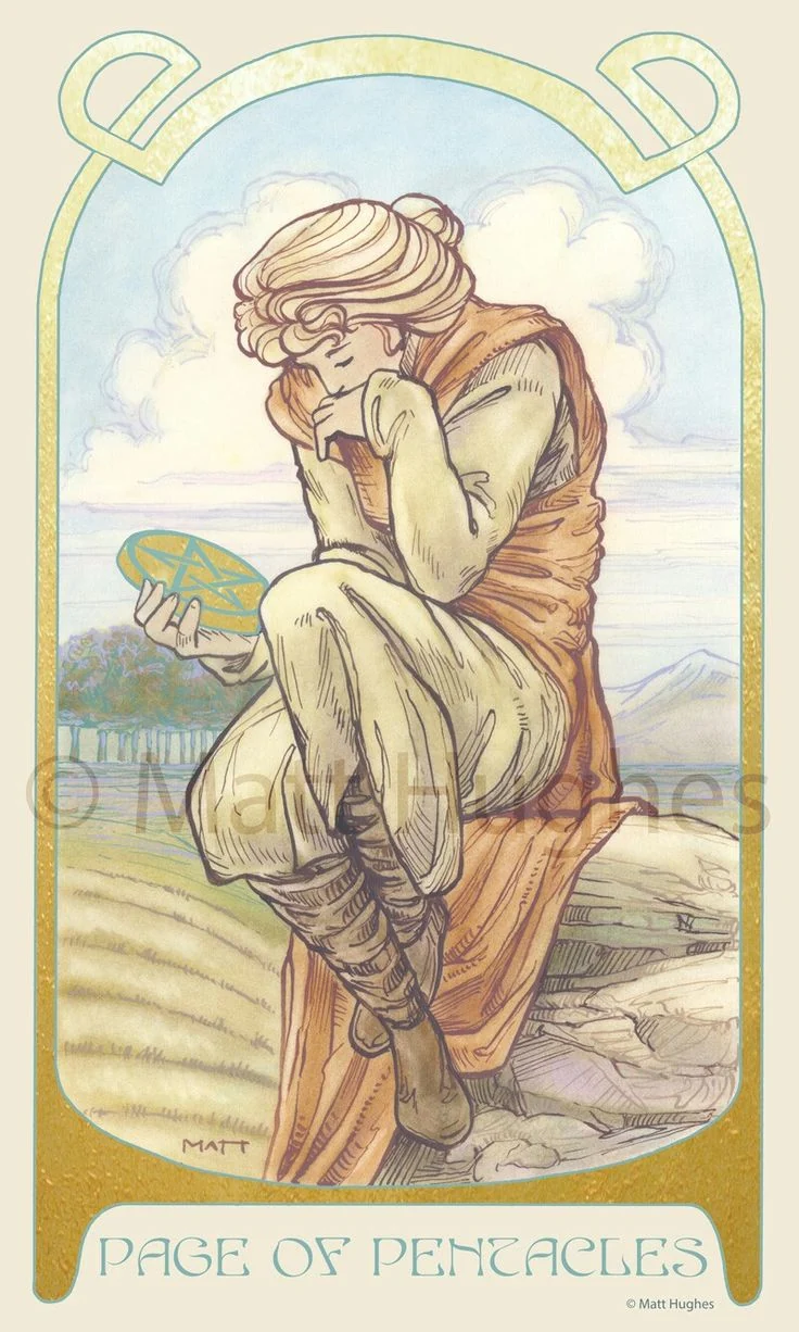Ethereal Visions Tarot card 42 card from the Ethereal Visions Tarot deck