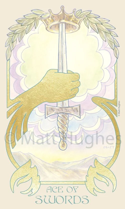 Ethereal Visions Tarot card 43 card from the Ethereal Visions Tarot deck