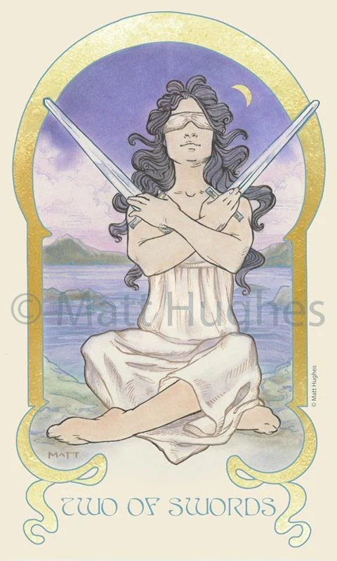 Ethereal Visions Tarot card 44 card from the Ethereal Visions Tarot deck