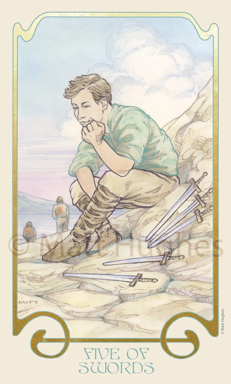 Ethereal Visions Tarot card 45 card from the Ethereal Visions Tarot deck