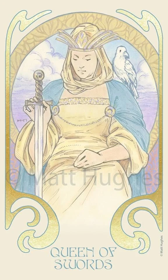 Ethereal Visions Tarot card 50 card from the Ethereal Visions Tarot deck