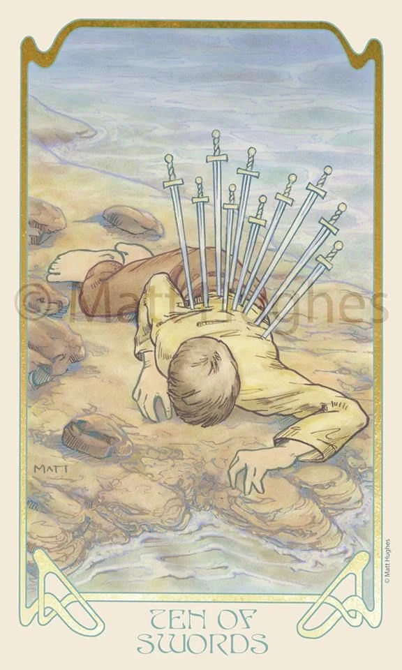 Ethereal Visions Tarot card 53 card from the Ethereal Visions Tarot deck