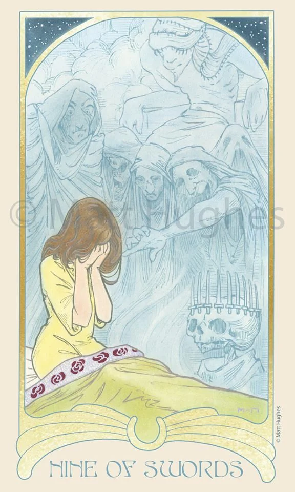 Ethereal Visions Tarot card 54 card from the Ethereal Visions Tarot deck