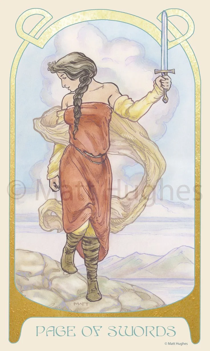 Ethereal Visions Tarot card 55 card from the Ethereal Visions Tarot deck
