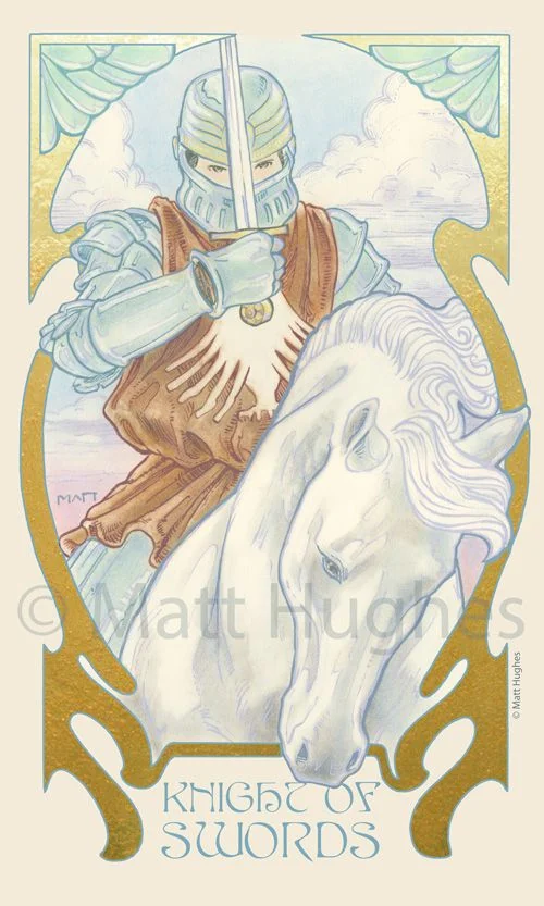 Ethereal Visions Tarot card 56 card from the Ethereal Visions Tarot deck