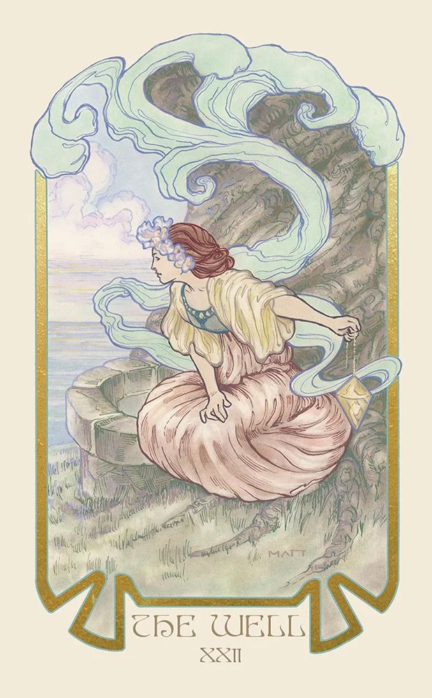 Ethereal Visions Tarot card 57 card from the Ethereal Visions Tarot deck