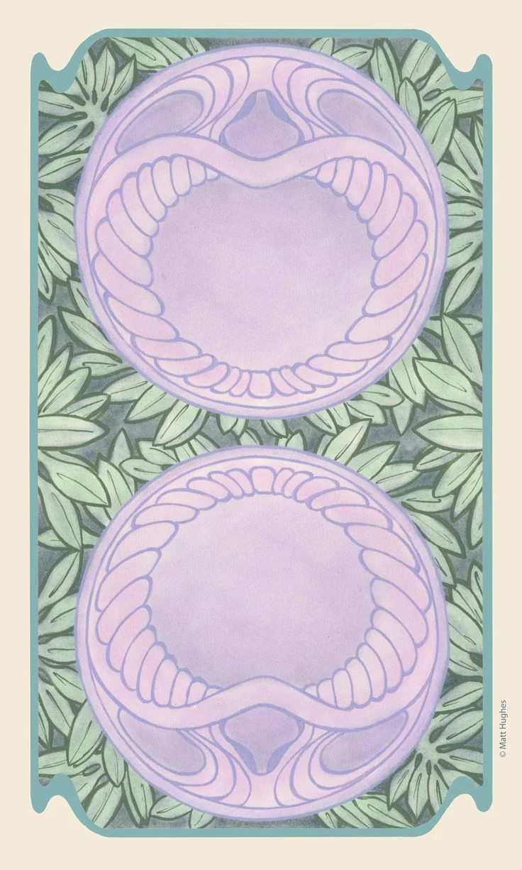Ethereal Visions Tarot card 58 card from the Ethereal Visions Tarot deck