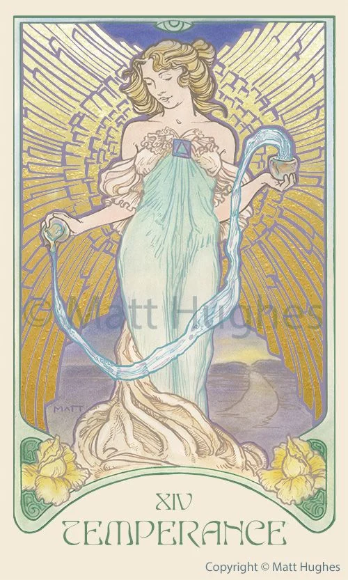 Ethereal Visions Tarot card 61 card from the Ethereal Visions Tarot deck