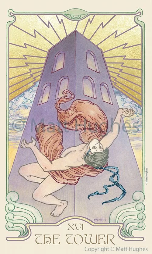 Ethereal Visions Tarot card 62 card from the Ethereal Visions Tarot deck