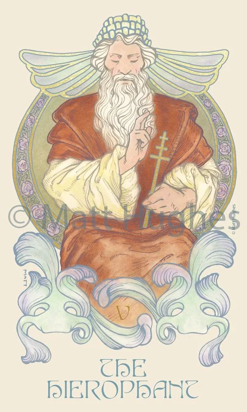 Ethereal Visions Tarot card 64 card from the Ethereal Visions Tarot deck