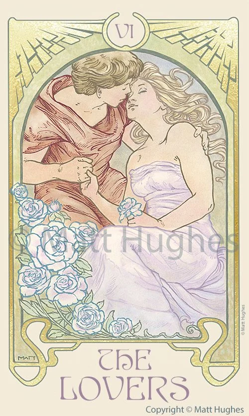 Ethereal Visions Tarot card 69 card from the Ethereal Visions Tarot deck
