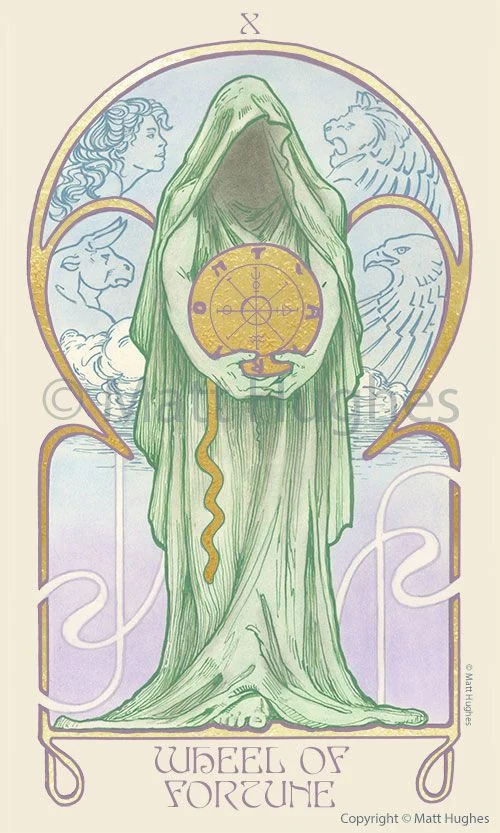 Ethereal Visions Tarot card 70 card from the Ethereal Visions Tarot deck