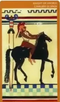 Card 04 card from the Etruscan Tarot deck