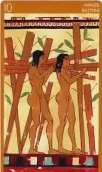 Card 12 card from the Etruscan Tarot deck