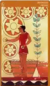 Card 13 card from the Etruscan Tarot deck