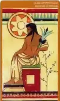 Card 14 card from the Etruscan Tarot deck
