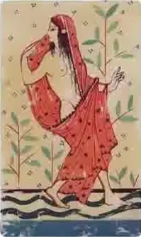 Card 28 card from the Etruscan Tarot deck