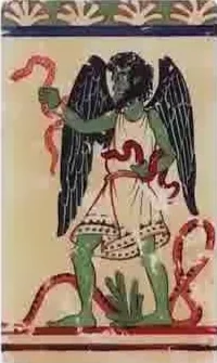 Card 30 card from the Etruscan Tarot deck