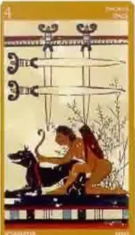 Card 33 card from the Etruscan Tarot deck
