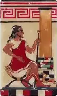 Card 36 card from the Etruscan Tarot deck