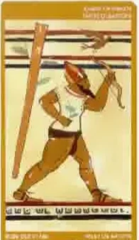 Card 41 card from the Etruscan Tarot deck