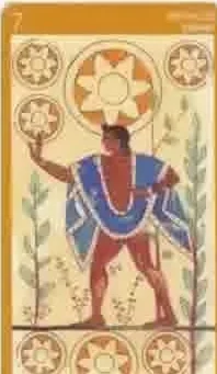 Card 43 card from the Etruscan Tarot deck
