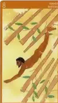 Card 45 card from the Etruscan Tarot deck