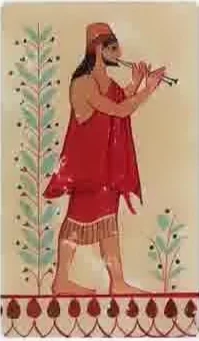 Card 46 card from the Etruscan Tarot deck