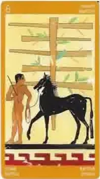 Card 49 card from the Etruscan Tarot deck
