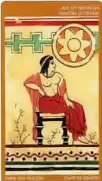 Card 50 card from the Etruscan Tarot deck