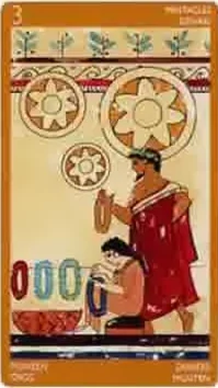 Card 52 card from the Etruscan Tarot deck